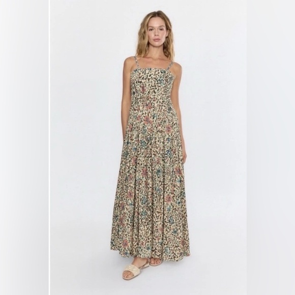 RAGA Dresses & Skirts - Raga Women’s Floral Maxi Tiered Dress Boho Flowy Resort Wear
